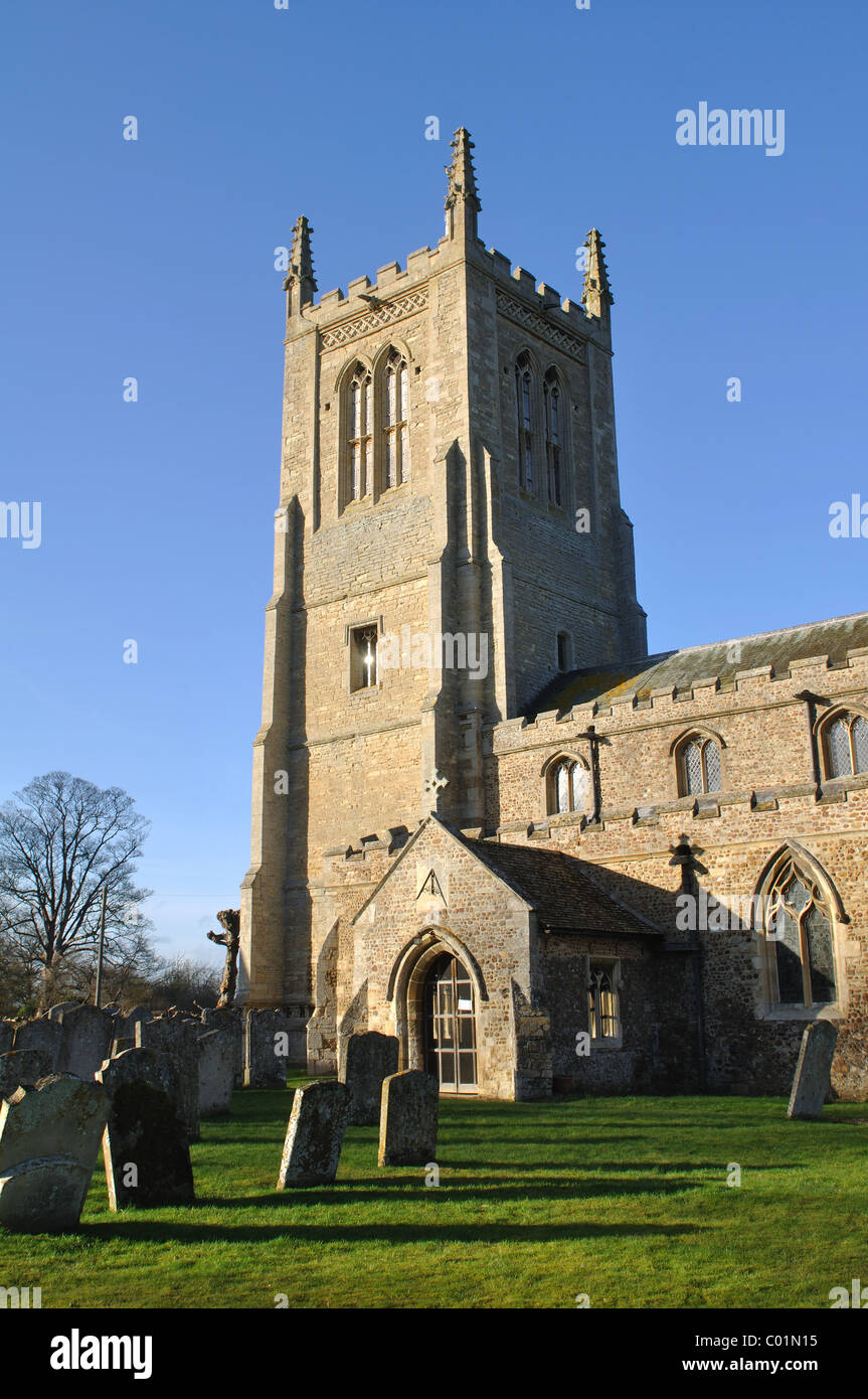 St. Andrew`s Church, Great Staughton, Cambridgeshire, England, UK Stock Photo